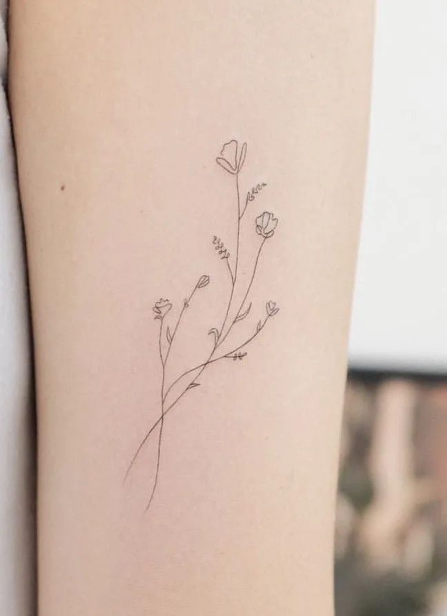 Delicate Fine Line Art